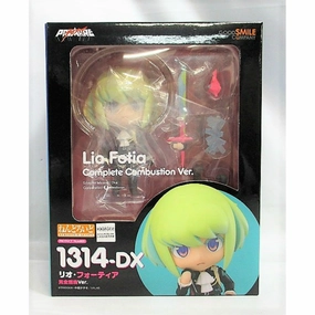 Nendoroid No.1314-DX Lio Fotia: Complete Combustion Ver. with Bonus Item: Flaming Throne Acrylic Background Stand Terrace Accent
