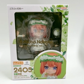 Anime Product Ship Figure Nendoroid No.2405 Yotsuba Nakano Wedding Dress Ver.