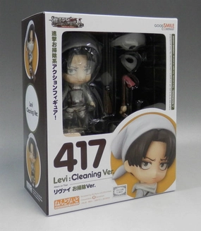 Nendoroid No.417 Levi Cleaning Gaming Merchandise Fantasy Model