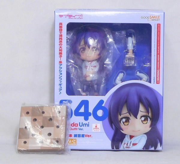 Porcelain Doll Nendoroid No.546 Nendoroid Sonoda Umuri -no -practice clothes Ver. GOODSMILE ONLINE SHOP Reservation Benefits "Nendoroid Special Background Paper (Blue Sky) / Special Specifications for Nendoroid" (Love Live)