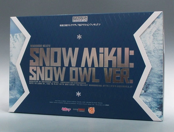 3D printed Paper Model Nendoroid No.570 Snow Miku Snow OWL Ver.