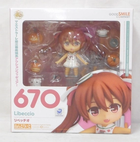 Designer Product Tourist Memorabilia Nendoroid NO.670 Libeccio (Rebeccio) GOOD SMILE ONLINE SHOP Reservation Benefits "Nendoroid Libeccio (RiveCCIO) Special Sleeve / Nendoroid Special Specifications Palder"