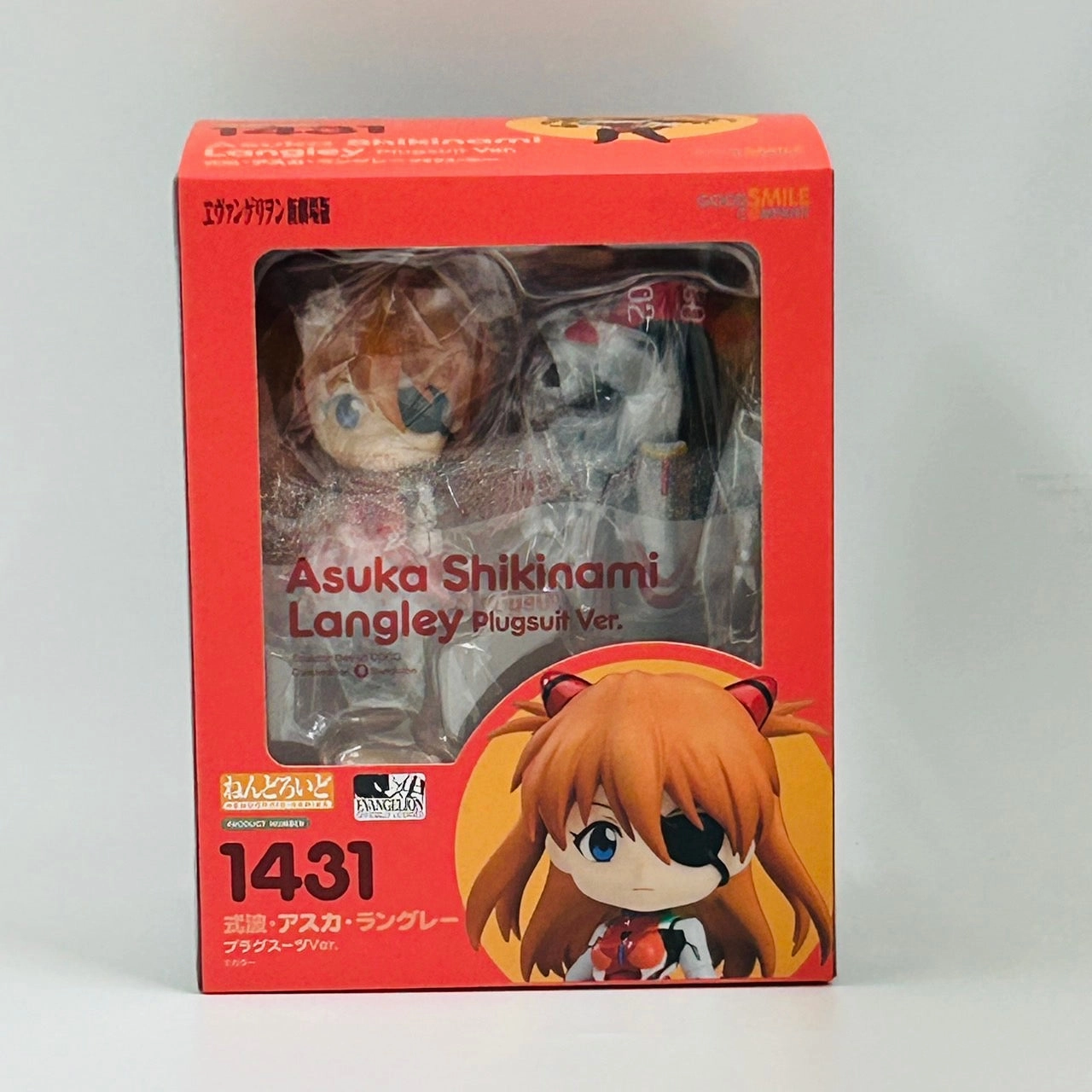 Nendoroid Rebuild of Evangelion Asuka Langley Shikinami Plug Suit Ver. Superhero Decor