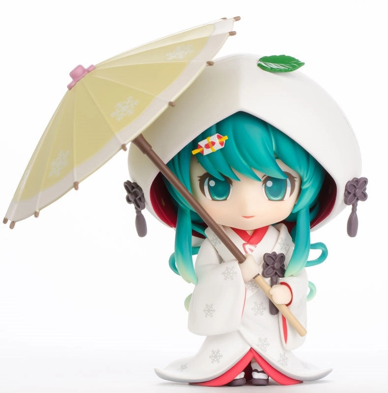 Designer Statue Nendoroid - Snow Miku Strawberry White Kimono Ver.