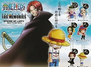 Wild Animal Video Game Adaptation One Piece Log Memories Episode of Luffy Character Figure Keychain 6 Pieces Set (In-stock)