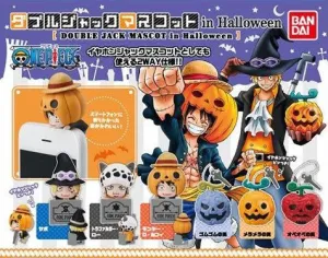 One Piece Double Jack Mascot In Halloween Earplug and Keychain 6 Pieces Set (In-stock) Robot Decor Gaming Toy