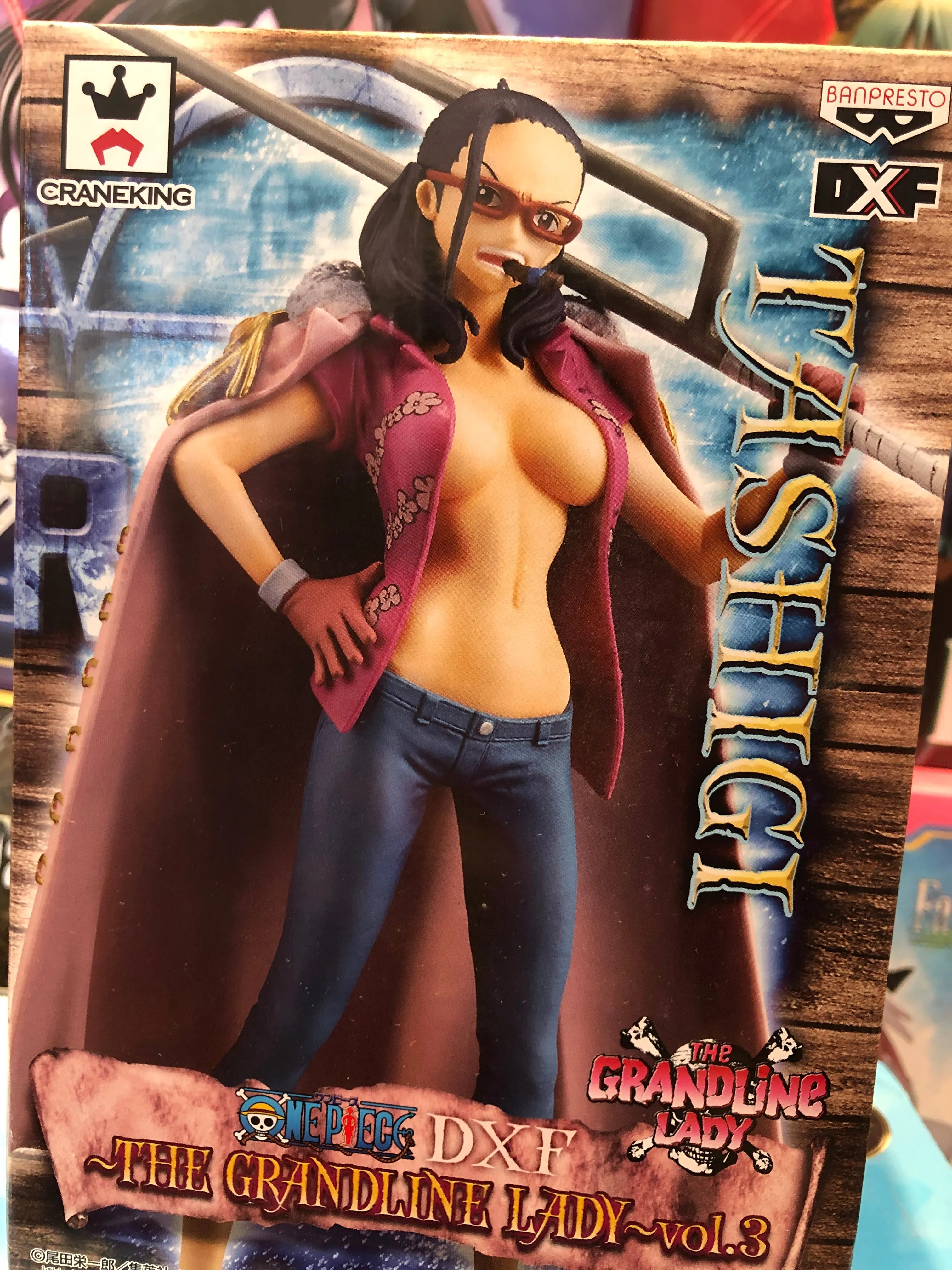 People Model Cartoonish Design One Piece The Grandline Lady Tashigi Figure (In-stock)