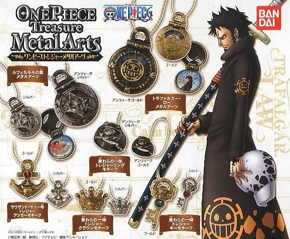 One Piece Treasure Metal Arts Keychain 12 Pieces Set (In-stock) Museum Standard