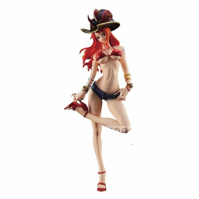ONE PIECE FLAG DIAMOND SHIP NAMI vivi Vinsmoke. Reiju CODE B figure Display Shelf Brick and mortar