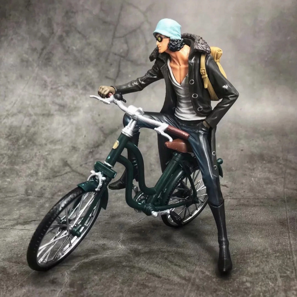 Luxury Gift Superhero Item One Piece Kuzan Riding a bicycle Navy headquarters senior general Action figure