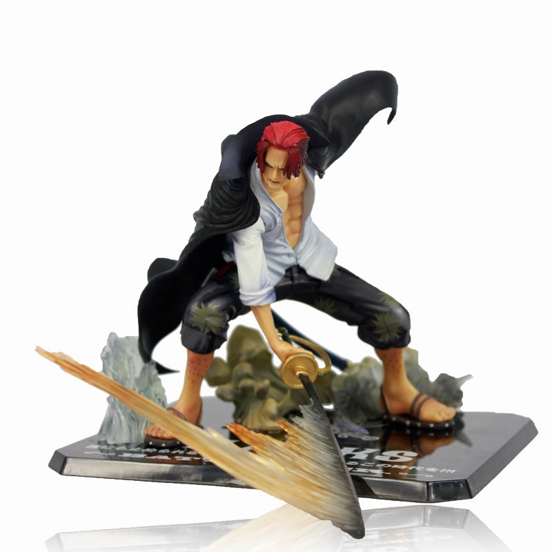 One Piece Yonko "Red-Haired" Shanks Battle Ver. Boxed PVC Action Figure Collection Model Toy OPFG335 Kawaii Design