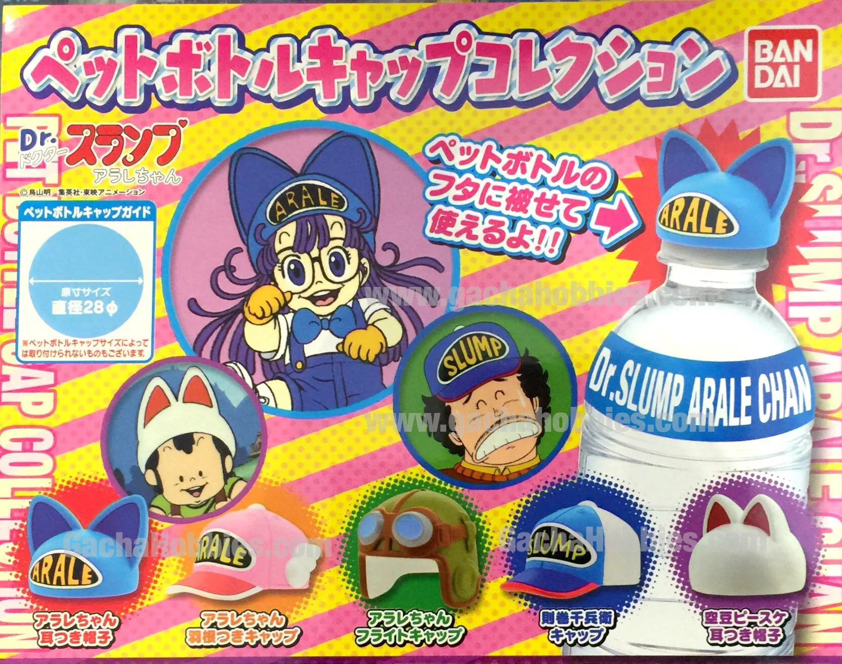 Dr. Slump Bottle Cap Set Target Achievement Mindfulness practice