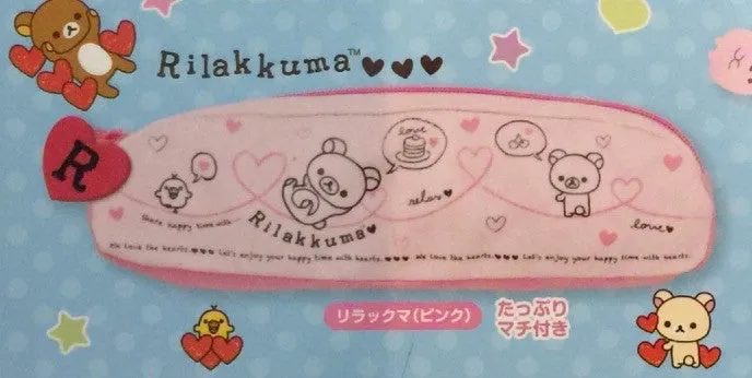 Inclusion Practice San-X Sentimental Circus, Rilakkuma, Zombbey, Sumikko Gurashi Pouches 6 Pieces Set (In-stock)