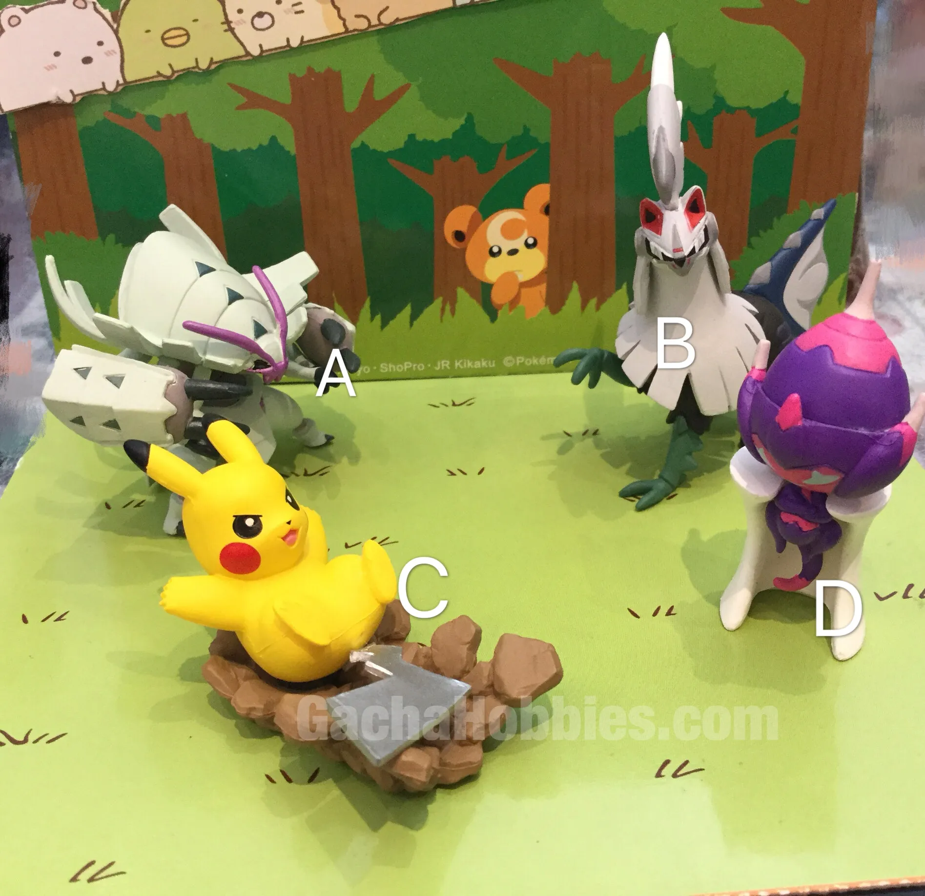 Pokemon Capsule Act Figure Set 4 Pieces (In-stock) Limited Creation