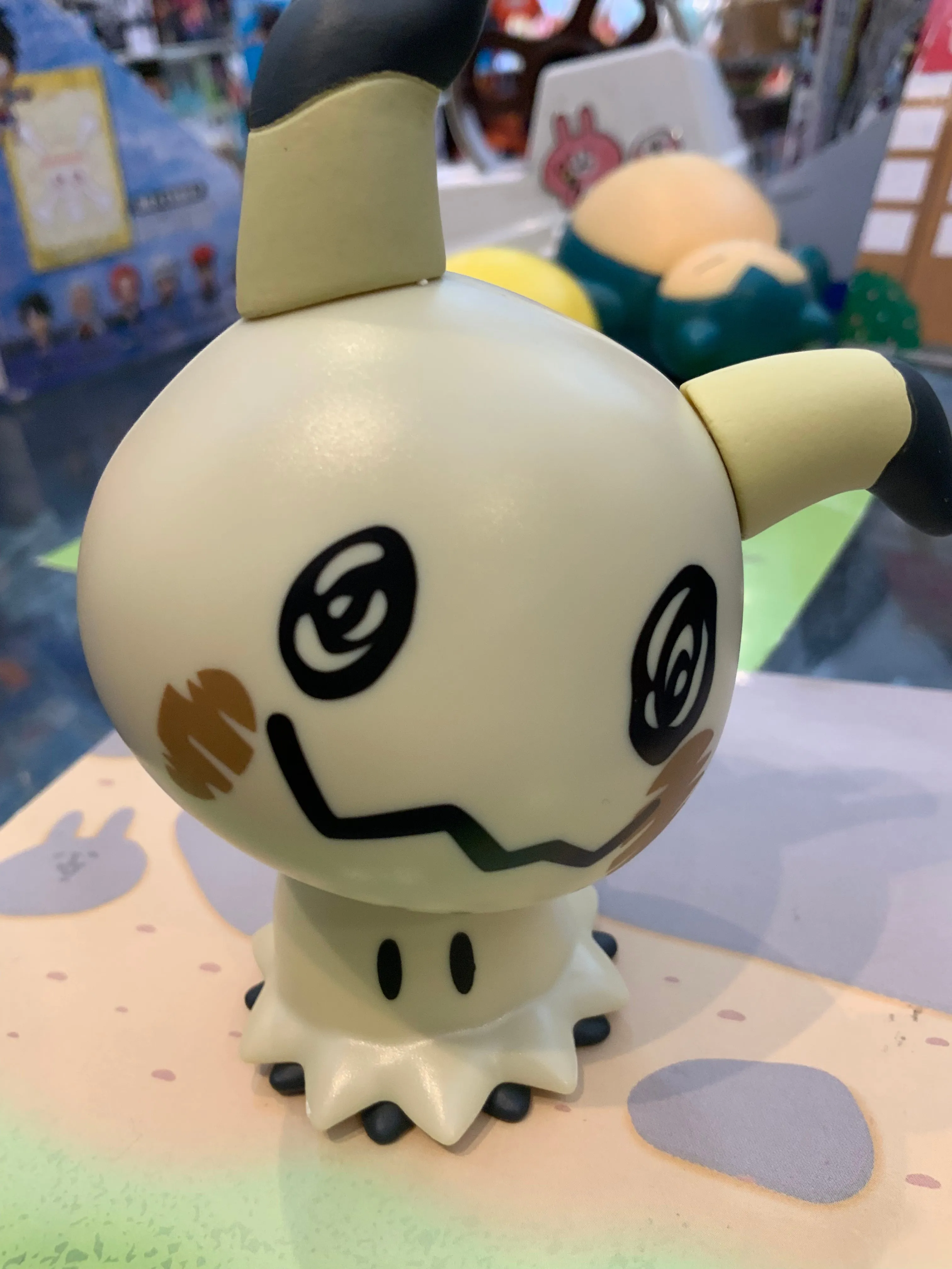 Artistic Sculpture Gaming Statue Pokemon Sleeping Big Head Figure 4 Pieces Set (In-stock)