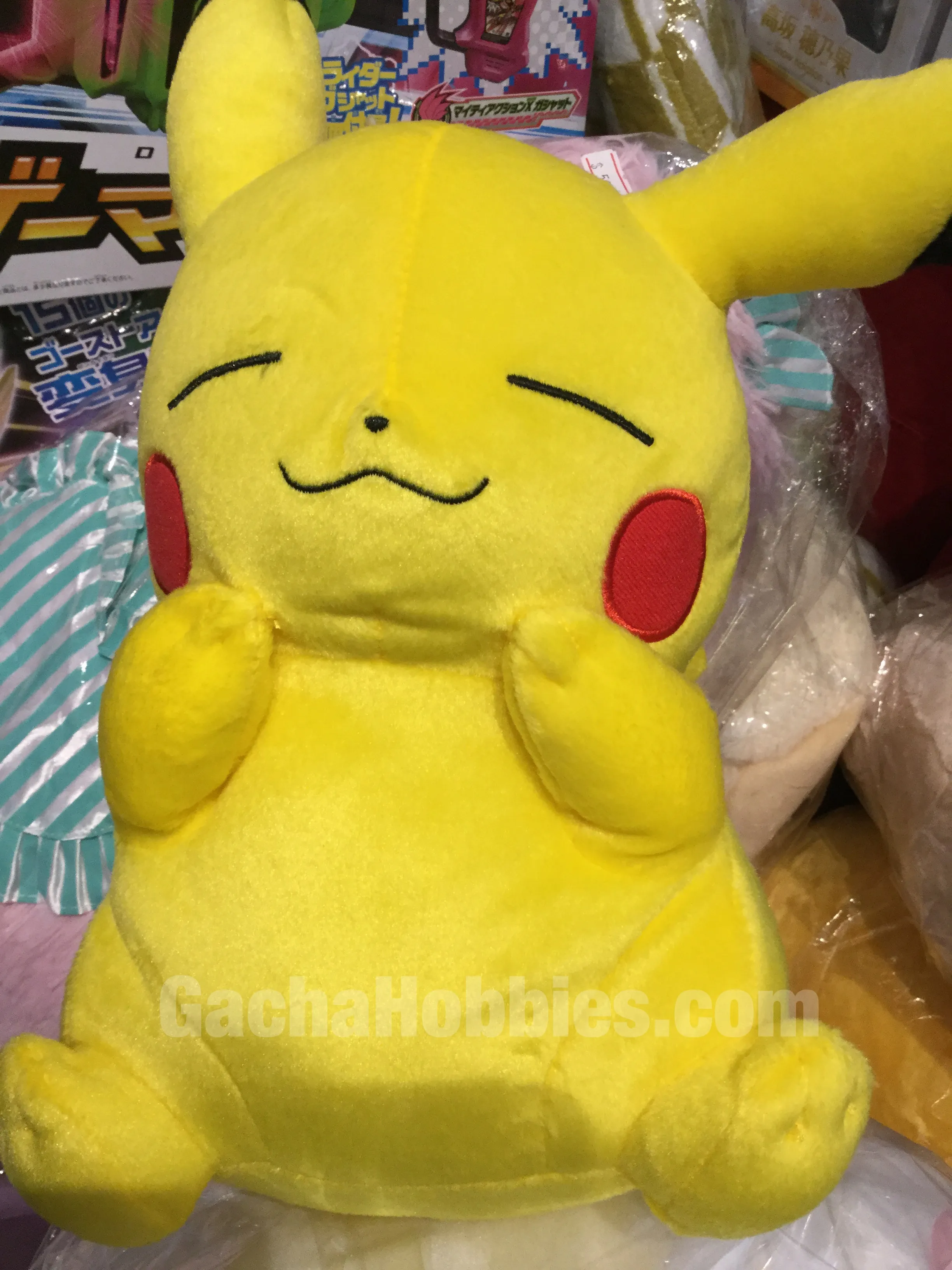 Diorama Accent Train Model Pokemon Sleeping Pikachu Plush