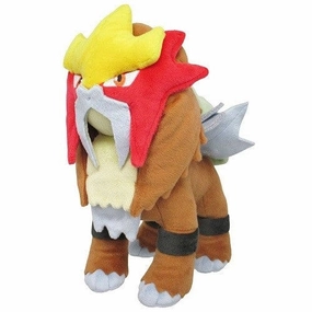 Opal White Pokemon ALL STAR COLLECTION Entei Plush Toy