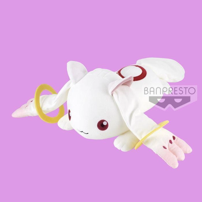 PUELLA MAGI MADOKA MAGICA 10TH ANNIVERSARY SUPER BIG PLUSH??KYUBEY Mythical Accessory Holiday Theme