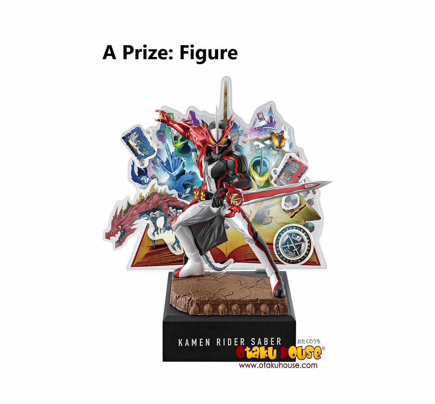 Themed Series Release Surprise Drop Opening Ichiban Kuji - Kamen Rider Saber No.02 Feat. Legend Kamen Rider