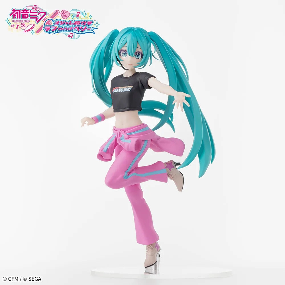 Limited Toy Release Random Series Series Sega - Hatsune Miku x Oshare Majo Love and Berry - Hatsune Miku Berry Outfit Ver. Desktop x Decorate Collections Figure<br>[Pre-Order]
