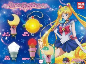 Mother's Day Factory Direct Sailor Moon Henshin Light Up Keychain 5 Pieces Set (In-stock)