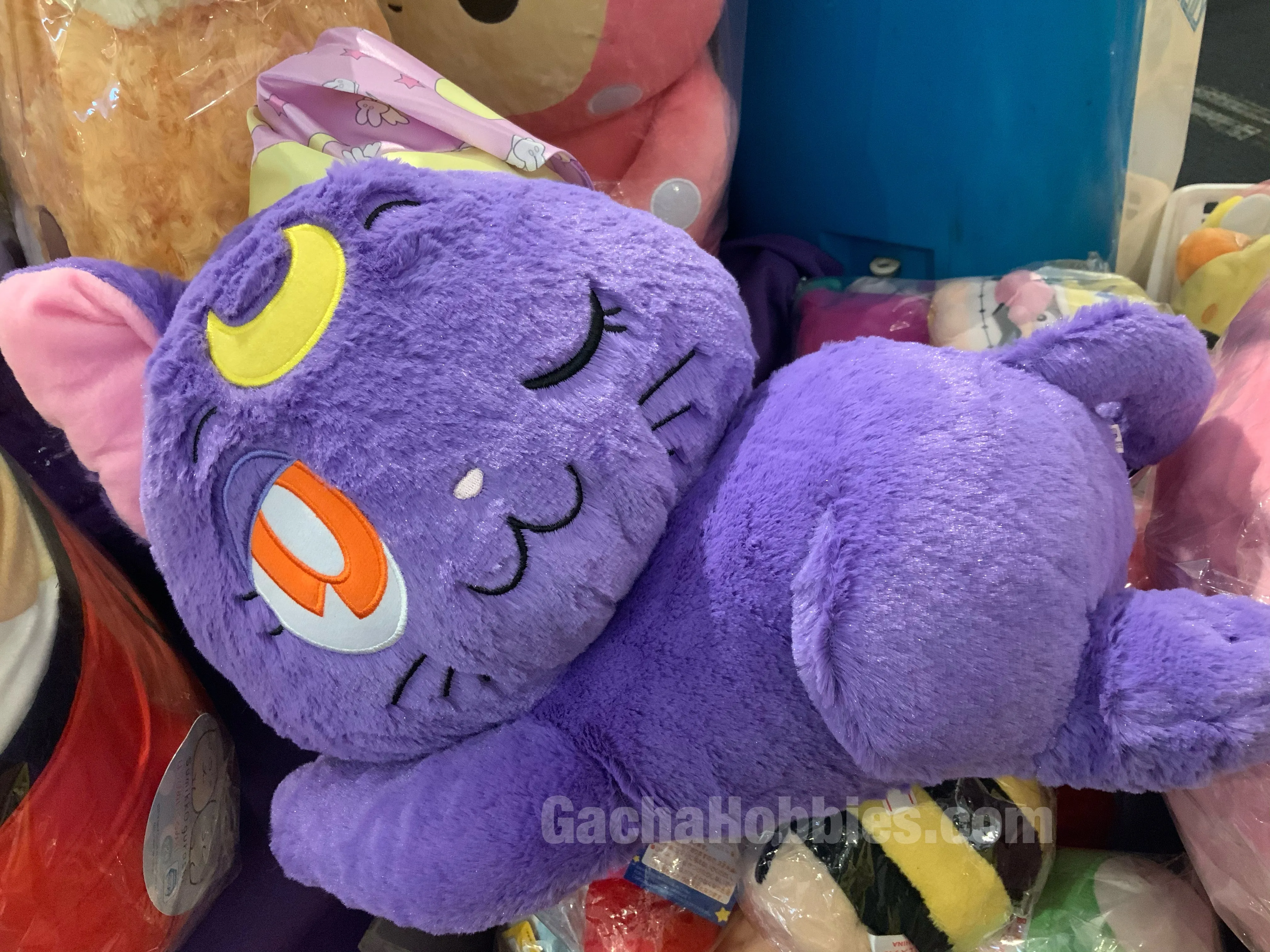 Sailor Moon Luna Cat Sleeping Plush (In-stock) Sound Design Lake Ecology