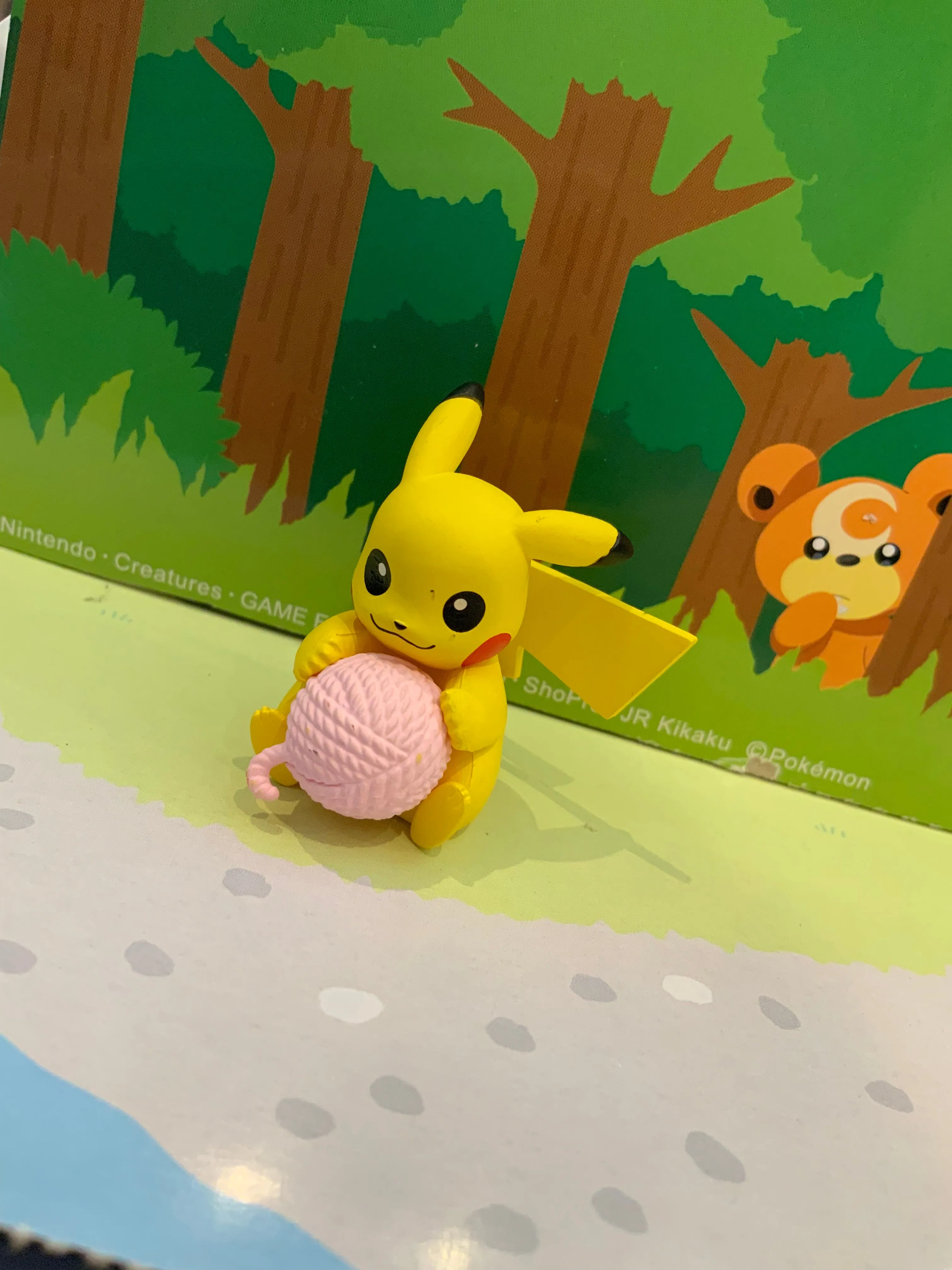 Pokemon Nukunuku Time Figure 5 Pieces Set (In-stock) Artistic Sculpture Weapon Prop