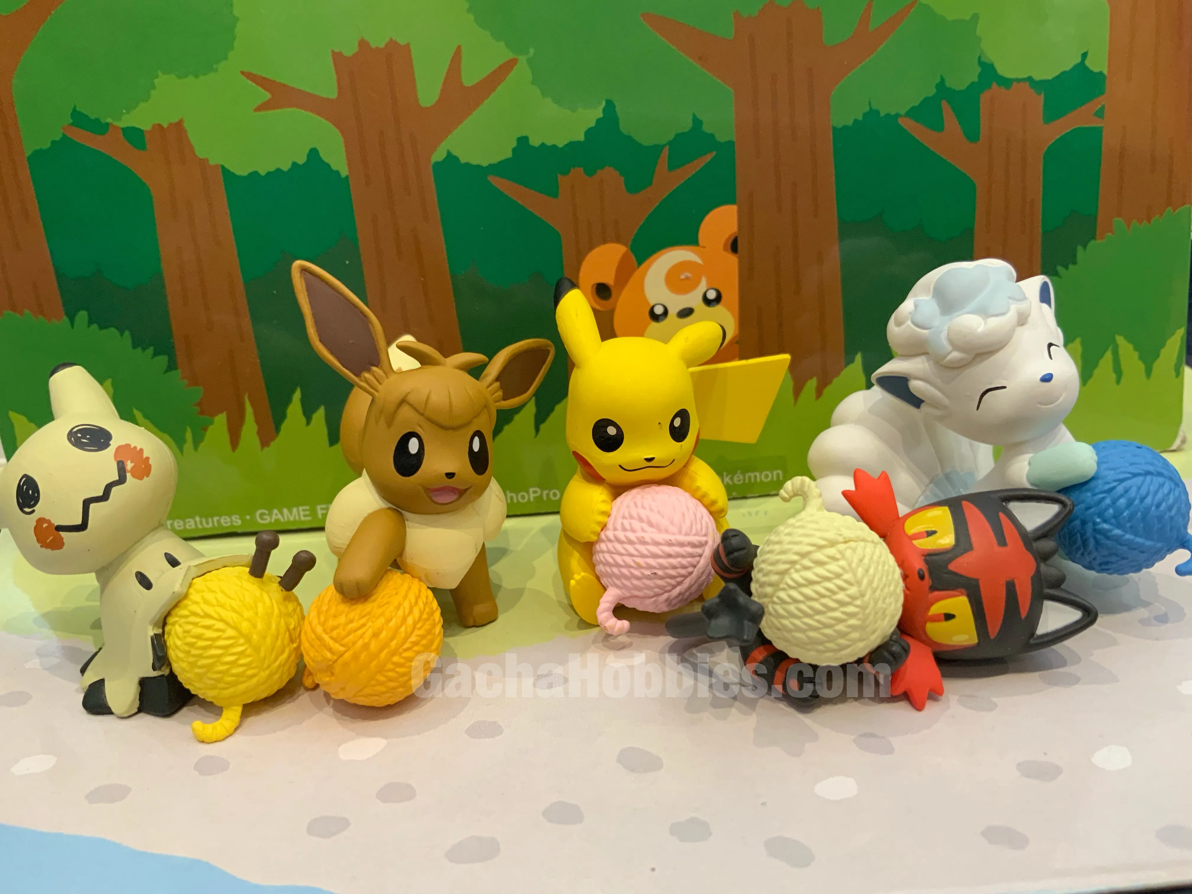 Pokemon Nukunuku Time Figure 5 Pieces Set (In-stock) Gaming Piece