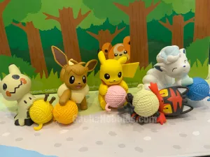 Pokemon Nukunuku Time Figure 5 Pieces Set (In-stock) Gaming Piece