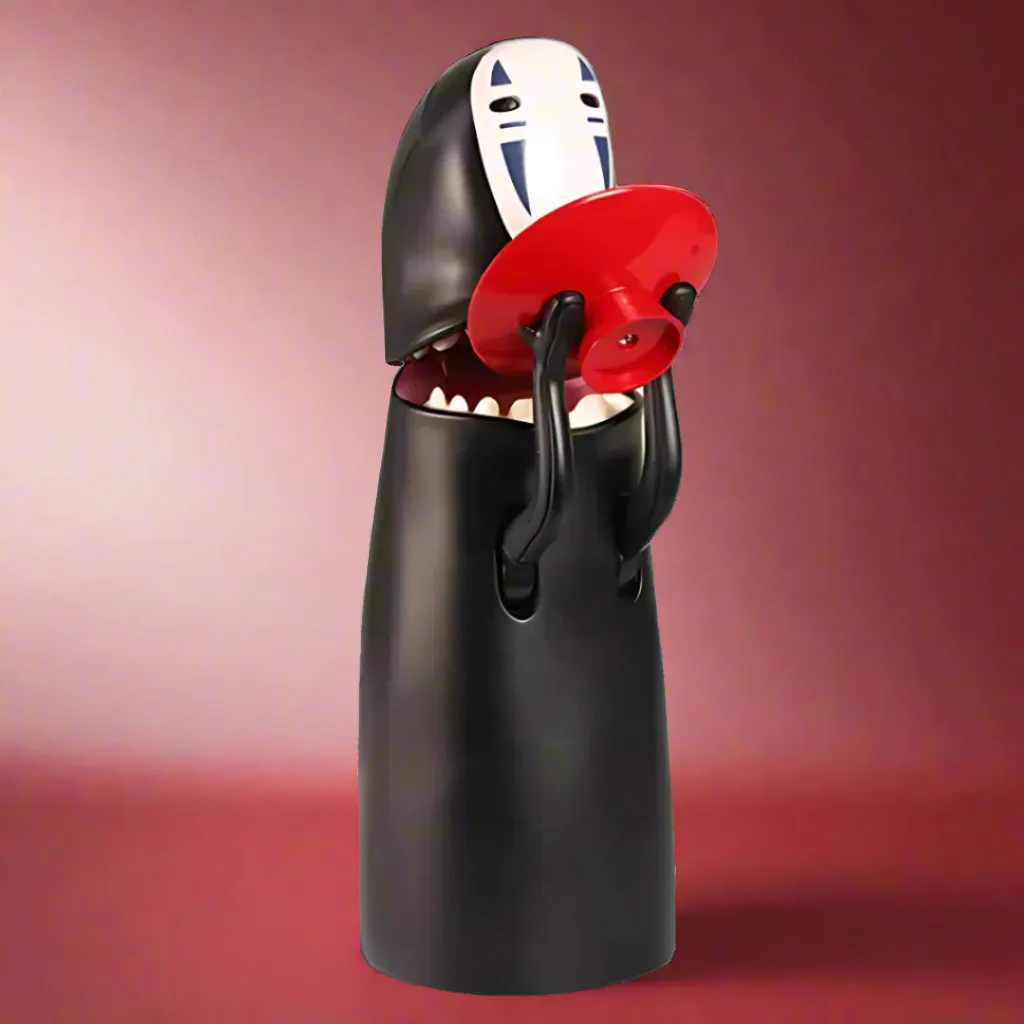 Studio Ghibli Spirited Away Anime Figure No Face Phantom Coin Keeper 22cm (9") Piggy Bank Statue Teen Bedroom Limited Hobby