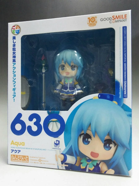 Nendoroid No.630 Aqua (Blessing in this wonderful world!) Gaming Unit City Memento