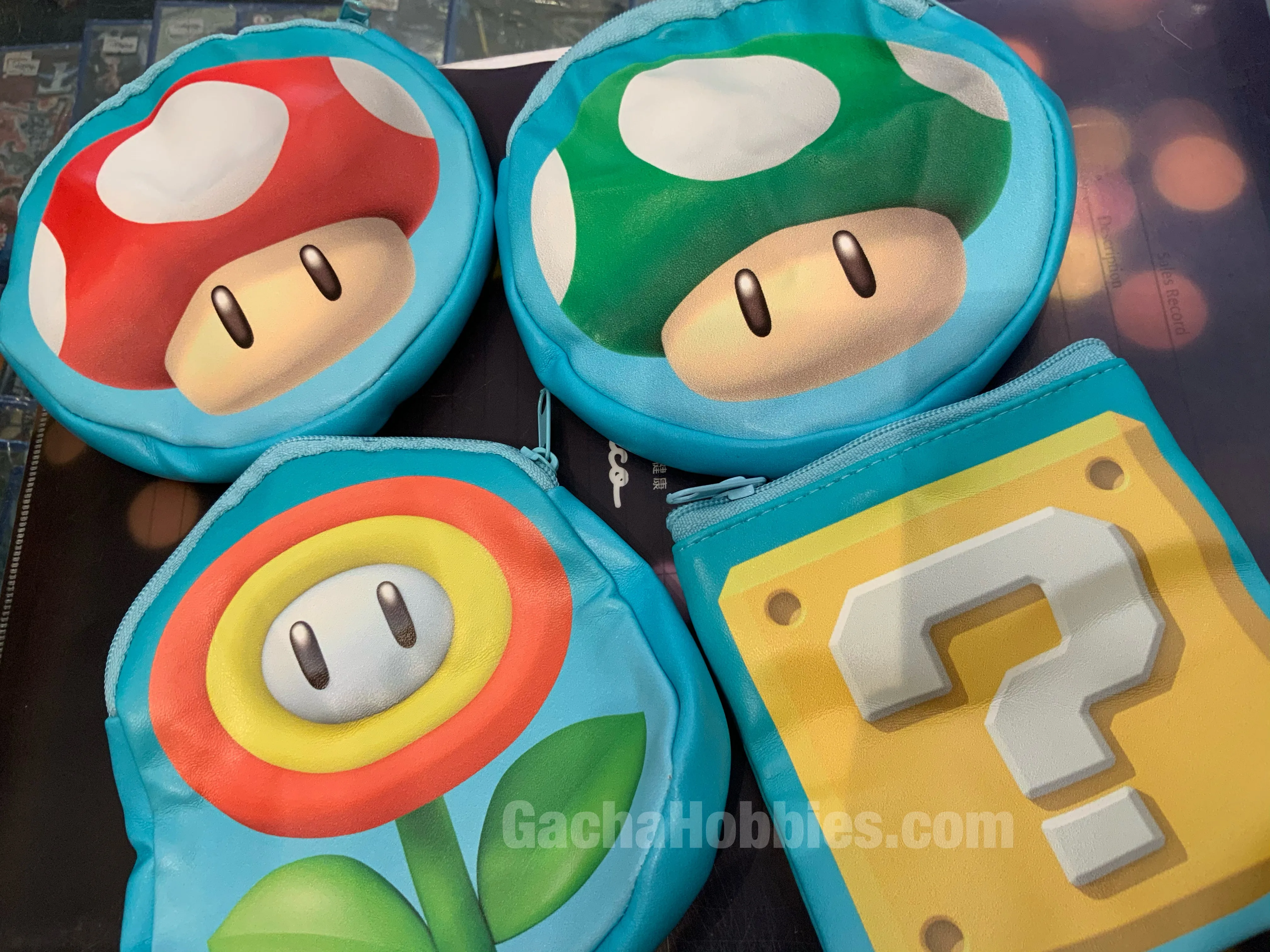 Super Mario Bros Characters Coin Bag 4 Pieces Set (In-stock) Designer Product Transforming Toy