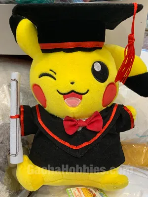 Premium Statue Collectible Unit Graduation Pikachu Wink Plush