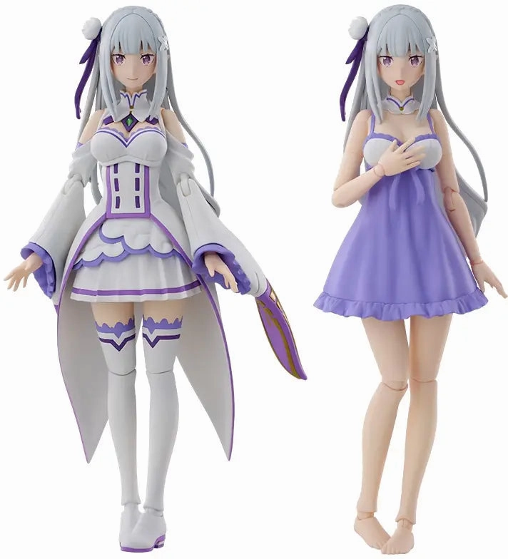 Random Drop Opening Re:ZERO -Starting Life in Another World- Kadokawa Plastic Model Series Emilia DX Ver.<br>[Pre-Order 12/10/25]
