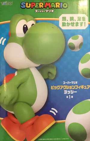 Taito Super Mario Bros Green Yoshi Large Figure (In-stock) Creature Figurine Limited Sculpture