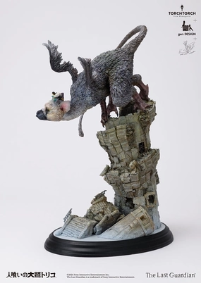 The Last Guardian Torch Torch  Gendesign  Akishi Ueda/ The Last Guardian: Trico Art Statue (GN198) Figurine<br>[Pre-Order 23/02/26] Collectible Drop Display