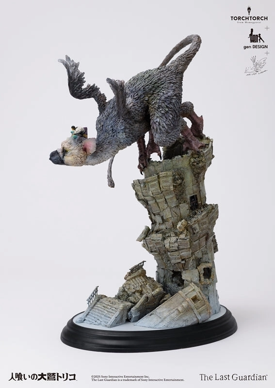 The Last Guardian Torch Torch  Gendesign  Akishi Ueda/ The Last Guardian: Trico Art Statue (GN198) Figurine<br>[Pre-Order 23/02/26] Collectible Drop Display