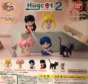 Cartoon Figure Paper Model Sailor Moon 30th Anniversary Hugcot Vol.2 6 Piece Figurine Set (In-stock)