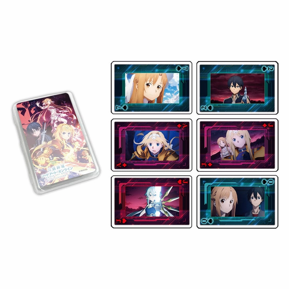 Random Collectible Unboxing Random Series Display Sword Art Online - Progressive: Scherzo of Deep Night Anime Playing Cards (54-Card Deck)
