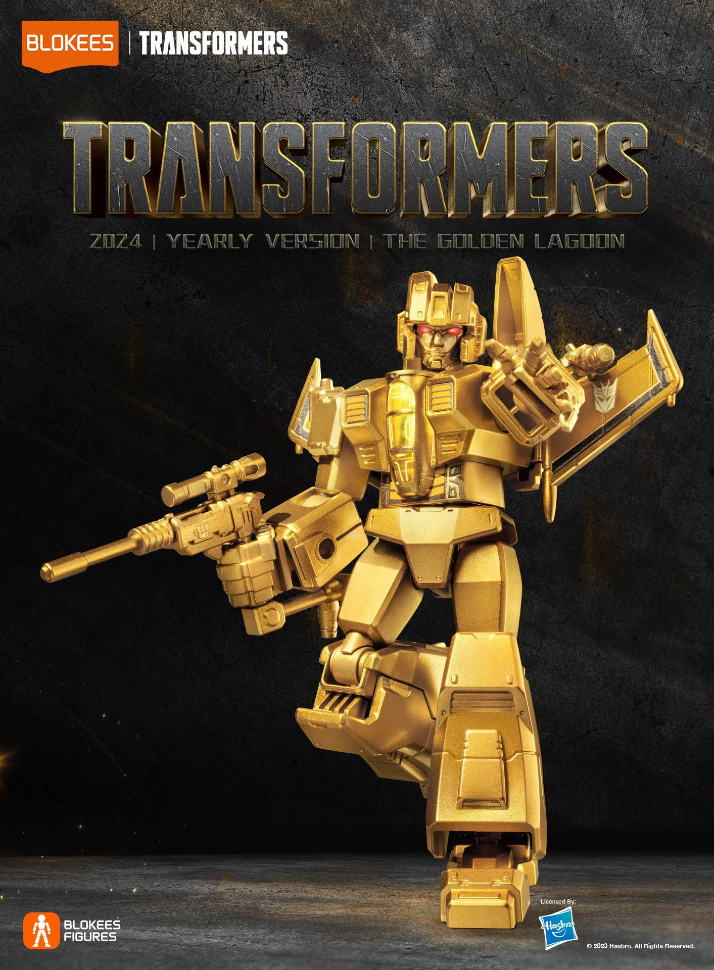 Transformers XV01 The Golden Lagoon 01 Blokees Figure - Luminous Eyes Collectible Pack Display Collectible Series Opening