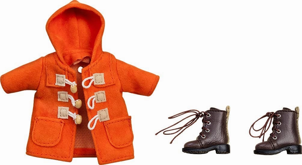 Premium Article Nendoroid Doll Warm Clothing Set: Boots & Duffle Coat (Orange)