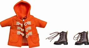 Premium Article Nendoroid Doll Warm Clothing Set: Boots & Duffle Coat (Orange)